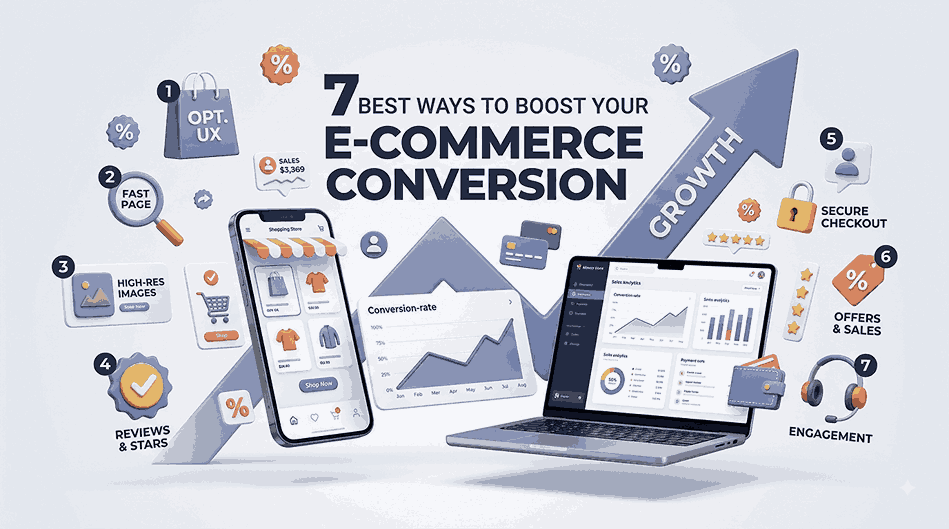 7 Best Ways to Boost your E-Commerce Conversion
