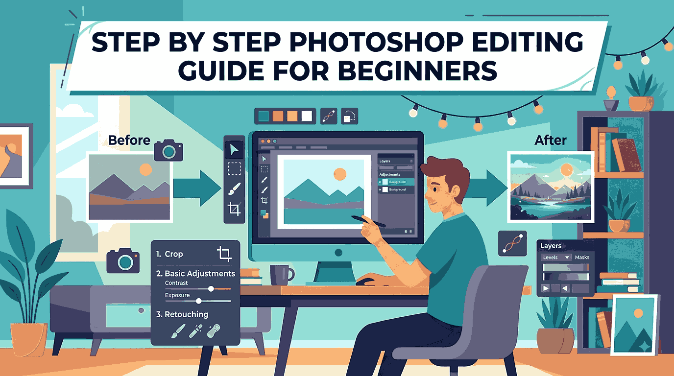 Step by Step Photoshop Editing Guide for Beginners