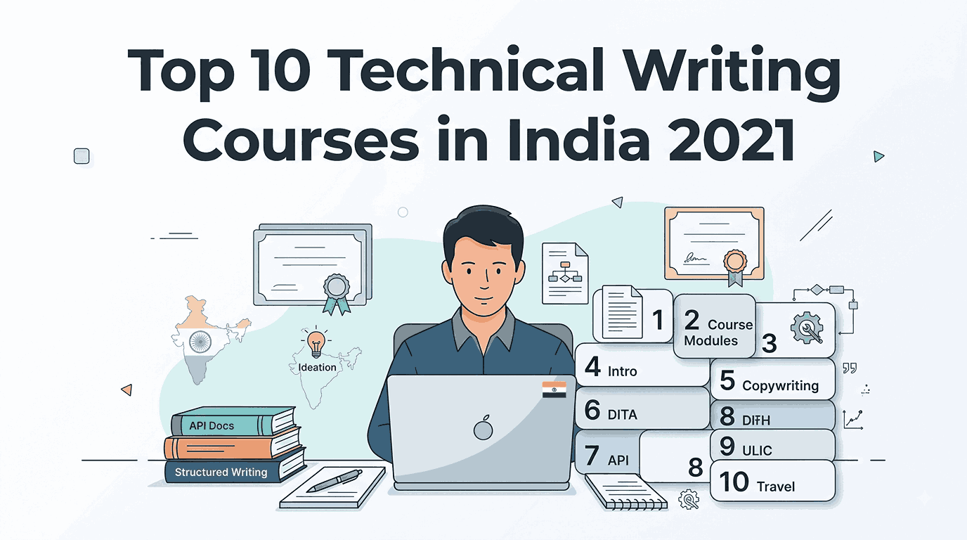 Top 10 Technical Writing Courses in India 2021