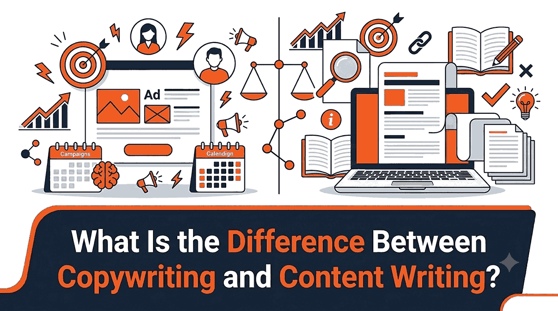 What is the difference between Copywriting and content writing