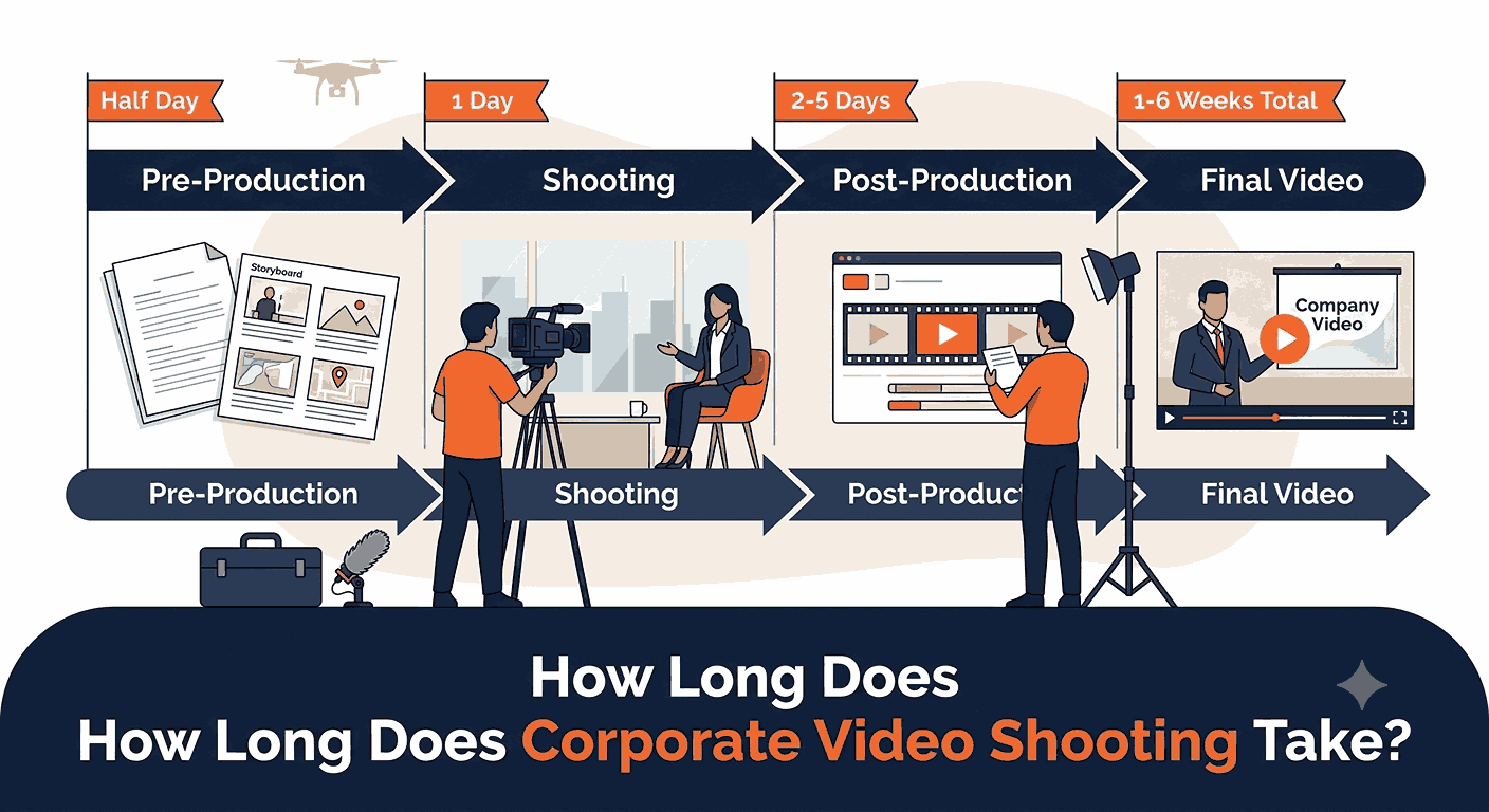 How Long Does Corporate Video Shooting Take