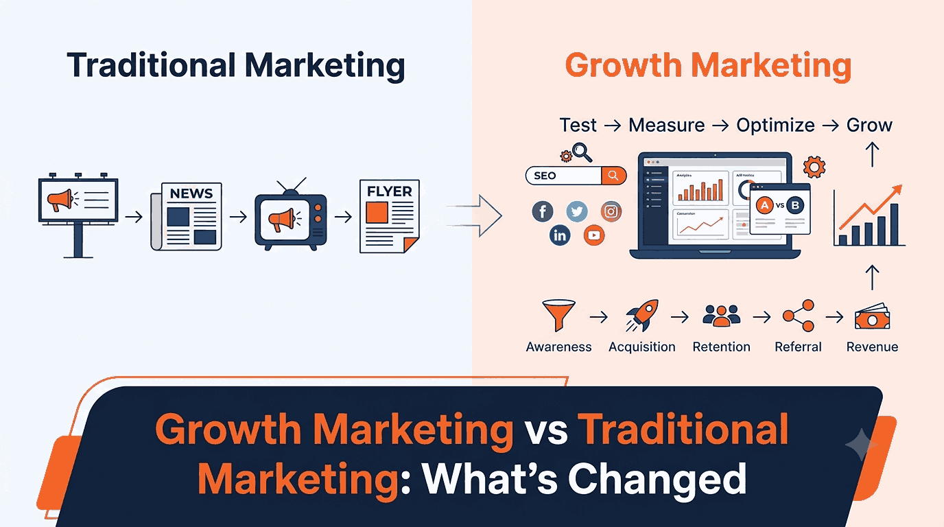 Growth Marketing vs Traditional Marketing: What's Changed