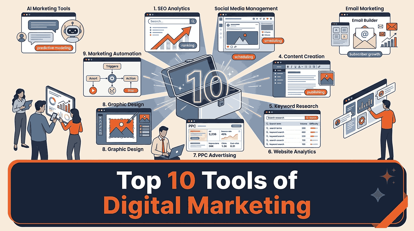 Top 10 Tools of Digital Marketing