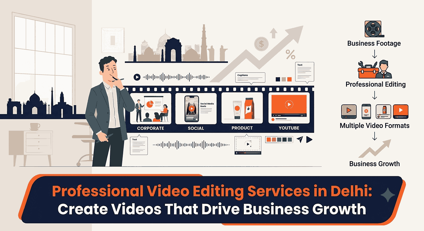 Professional Video Editing Services in Delhi: Create Videos That Drive Business Growth
