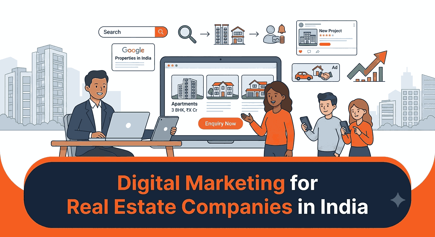 Digital Marketing for Real Estate Companies in India