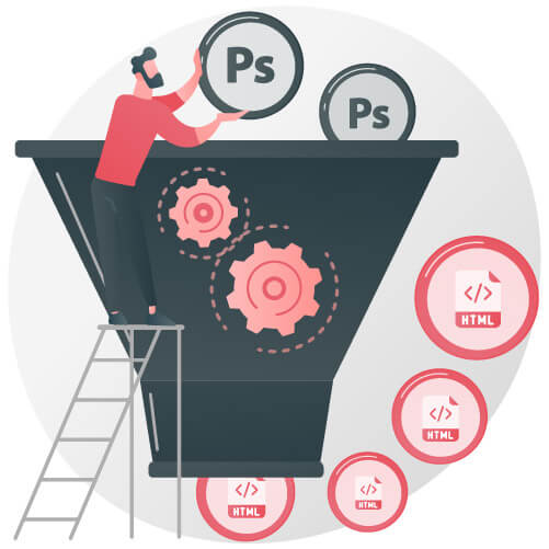 PSD To HTML Conversion Services
