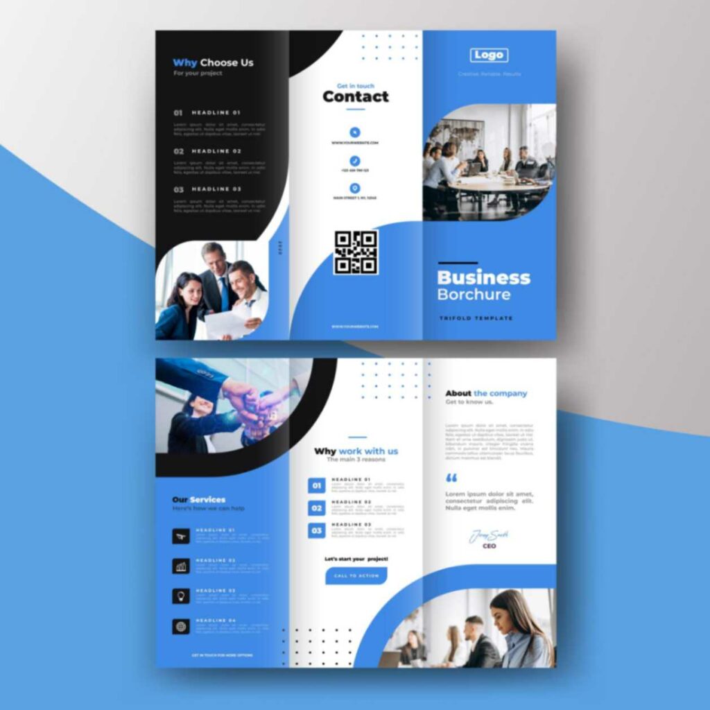 trifold brochure content writing